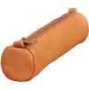 CLAIREFONTAINE Schlamperetui AgeBag 18,5x4cm 77018C tabak, rund, Leder