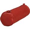 CLAIREFONTAINE Schlamperetui AgeBag 21x6cm 77029C rot, rund, Leder