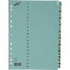 BÜROLINE Kartonregister A4 40552 blau/beige 1-20