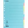 NOVOOO Kartonregister A4 40579 bunt 10-teilig