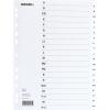 NOVOOO Kartonregister A4 40625 weiss A-Z 20-teilig