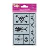I AM CREATIVE Tattoo Schablone CKH62145 Pirates Party