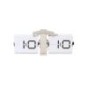 ESMEE Wanduhr Flip Clock MES24000601 silber