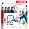 STABILO Whiteboardmarker MARKdry 648/4 4er Etui