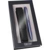 ONLINE Kugelschreiber Set Octopen 34691 blau, Lederetui