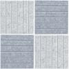 ZELLER Pinboard-Set, 4tlg. 30x30 cm 11579 hell-/dunkelgrau
