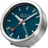 MONDAINE Wand / Tischuhr 125mm A997.46SBV.1 blau, Weckfunktion