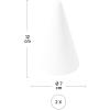 I AM CREATIVE Styropor Kegel 7x12cm MAA2506.02 2 Stück