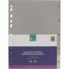 BÜROLINE Register PP A4 40932 grau 1-5