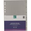 BÜROLINE Register PP A4 40934 grau 1-6