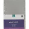 BÜROLINE Register PP A4 40947 grau 1-52