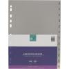 BÜROLINE Register PP A4 40951 grau Dez-Jan DE