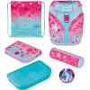 HERLITZ Schulthek-Set SoftLight Plus 50043019 GREENline Pink Bubbles