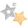 SIZZIX Stanzformen Sterne 657567 5er Set