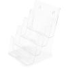DEFLECTO Prospekthalter Docuholder A5 77901 hoch, 4 Fächer