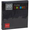 ELCO Serviette Zelltuch 24x24cm PC234020-090 3-lagig, schwarz 20Stk.
