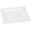 ELCO Teller aus Bagasse 26x26cm 10230020-016 weiss, 10Stk.