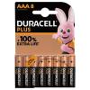 DURACELL Batterie Plus Power MN2400 AAA, LR03, 1.5V 8 Stück