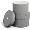BIGSO BOX OF SWEDEN Aufbewahrungsbox Wilma 988254107 grau 2er-Set