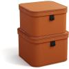 BIGSO BOX OF SWEDEN Aufbewahrungsbox Ludvig 746252233FL0 terracotta 2er-Set