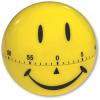 TIMETEX Zeitdauer-Uhr 61905 lachendes Gesicht 7cm ø, gelb