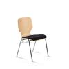 MAYER Besucherstuhl Wood Comfort 21160401 stapelbar, 1 Polster