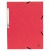 EXACOMPTA Gummibandmappe A4+ 55305E rot manila