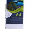 EXACOMPTA Zeigetaschen PP Rec 60my A4 5320E transparent genarbt 100 Stück