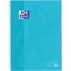 OXFORD Spiralbuch A4+ 400138327 liniert, pastellblau 80 Blatt