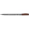 STAEDTLER Fasermaler mit Pinselspitze 371-76 braun