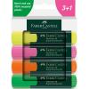 FABER-CASTELL Textmarker TL 48 254844 100% recycled plastic 4 Stück