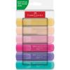 FABER-CASTELL Textmarker TL 46 254656 Pastell 6 Stück