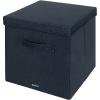 LEITZ Aufbewahrungsbox mit Deckel 6145-00-89 samtgrau 2 Stk. 33x32.5x38cm