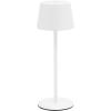 SECURIT Tischleuchte MONTE CARLO LP-MC-WT weiss, Akku, dimmbar