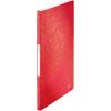 LEITZ Sichtbuch WOW PP A4 4631-00-26 rot 20 Taschen