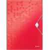 LEITZ Gummibandmappe WOW A4 4599-00-26 rot für 150 Blatt