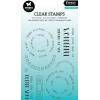 SIZZIX Klarischtstempel Kreise STAMP633 13.8x13.8x0.3cm