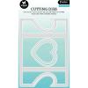 SIZZIX Stanzschablone 14.8x21x0.1cm CD490 Herz 9 Stück