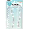 SIZZIX Stanzform 20.5x11.4x0.1cm CD394 Bordüren 3 Stück