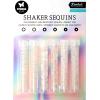 SIZZIX Streuelemente 15x11x1.5cm SHAKE07 Pailletten 6 Stück