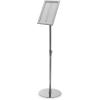 DEFLECTO Bodenständer m. Klapprahmen A4 SFA4SFS grau 33x86-121cm