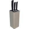 VIVANCO Messerset mit Block 20074-beige 3-teilig, beige