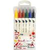 PENTEL Brush Sign Pen Set SESW30C-6 Twin, 6 Farben