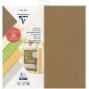 CLAIREFONTAINE Schneidepapier 30.5x30.5cm 95739C einfarbig, 210g 5 Blatt