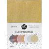 I AM CREATIVE Glitterpapier A4 4070.99 multicolor, 100g 10 Stück