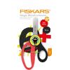 FISKARS Kinderschere Ninja 13cm 1064075 rot/schwarz, Rechtshänder