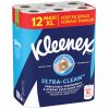 KLEENEX Haushaltspapier Ultra Clean 5815001 2-lagig 12 XL Rollen