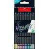 FABER-CASTELL Farbstifte Black Edition 116415 Metallic 12 Stück