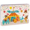 APLI KIDS Puzzle Zirkus 8x8cm 14407 Metallbox 24-teilig