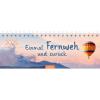 ARS EDITION Tischkalender 2025 13378 Fernweh 1W/1S DE 29.7x11.5cm